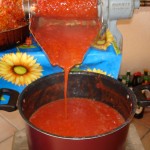 Salsa passata di pomodoro fatta in casa