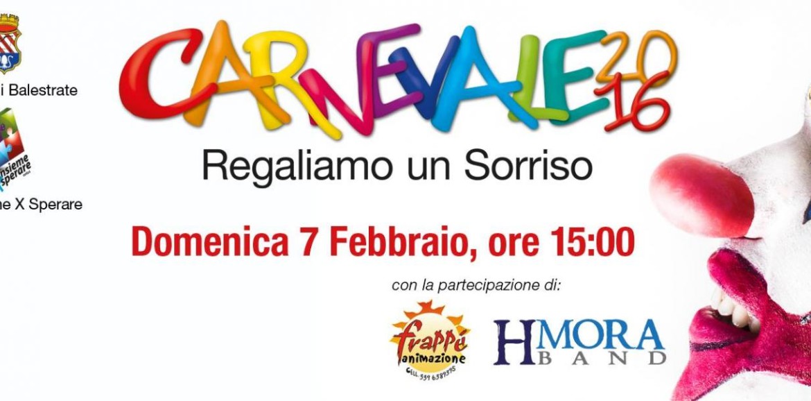 Carnevale a Balestrate, manifetsazione culturale e ricreativa, carnevale 2016
